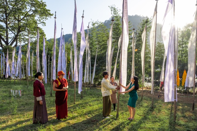 prayer flag bhutan